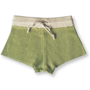 Hemp Ribbed Shorts - Lemonade